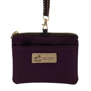 Burgundy Card & Coin Purse