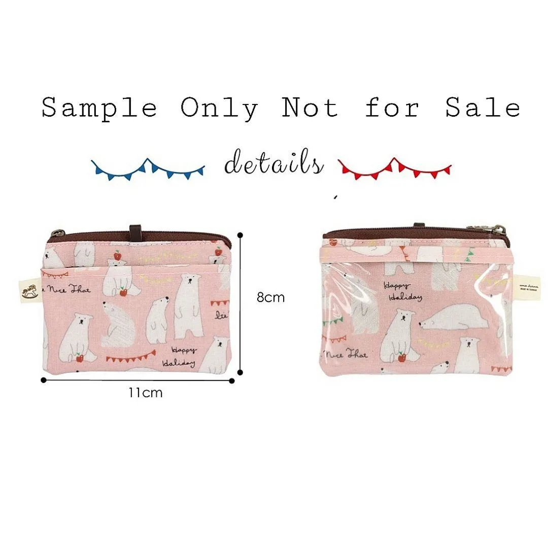 Burgundy Card & Coin Purse