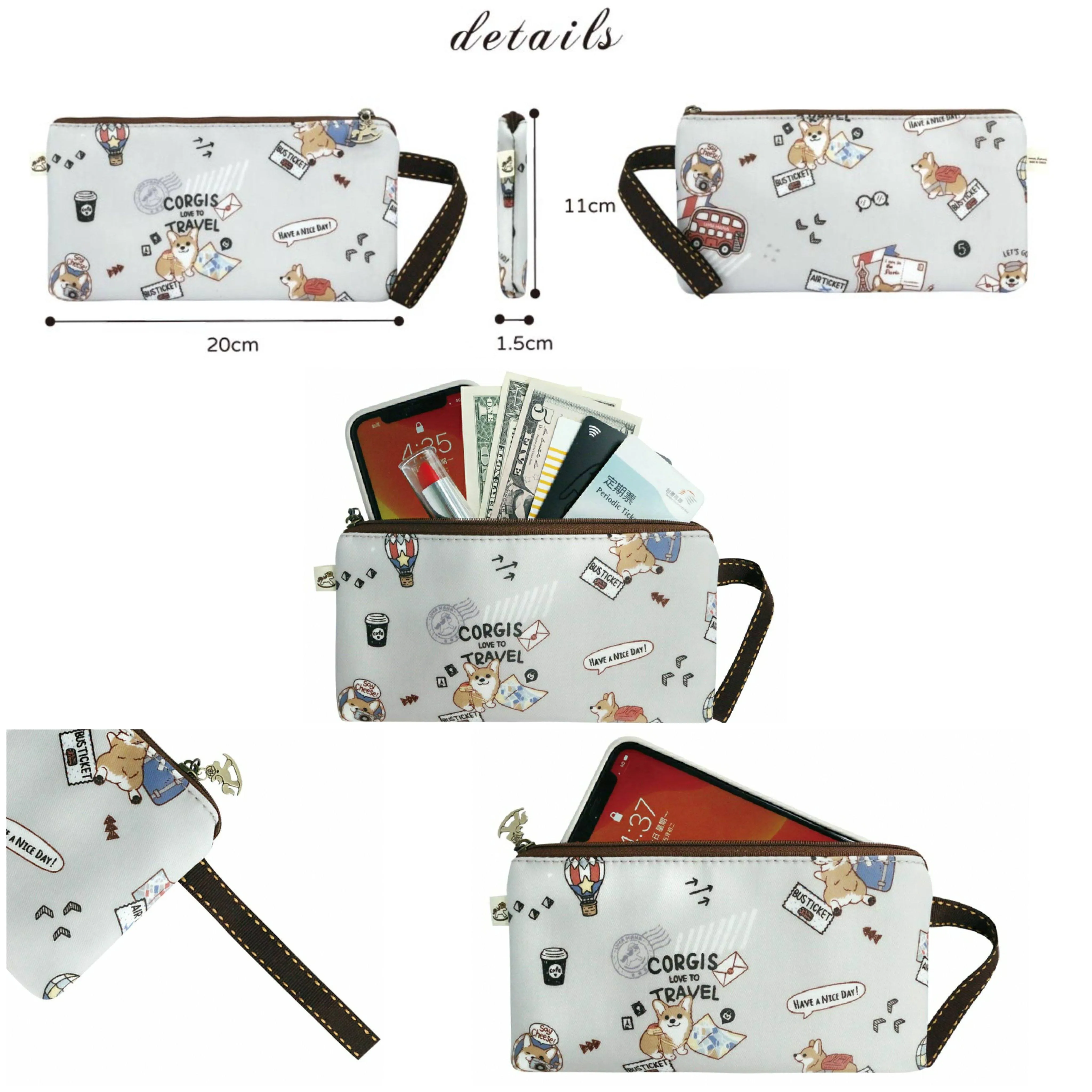 Burgundy Long Coin Purse