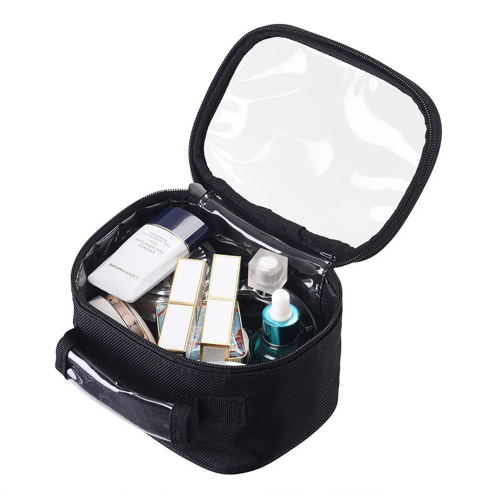 Byootique Essential Cosmetic Makeup Bag Travel Toiletry Clear Bag 7x5x4" Small