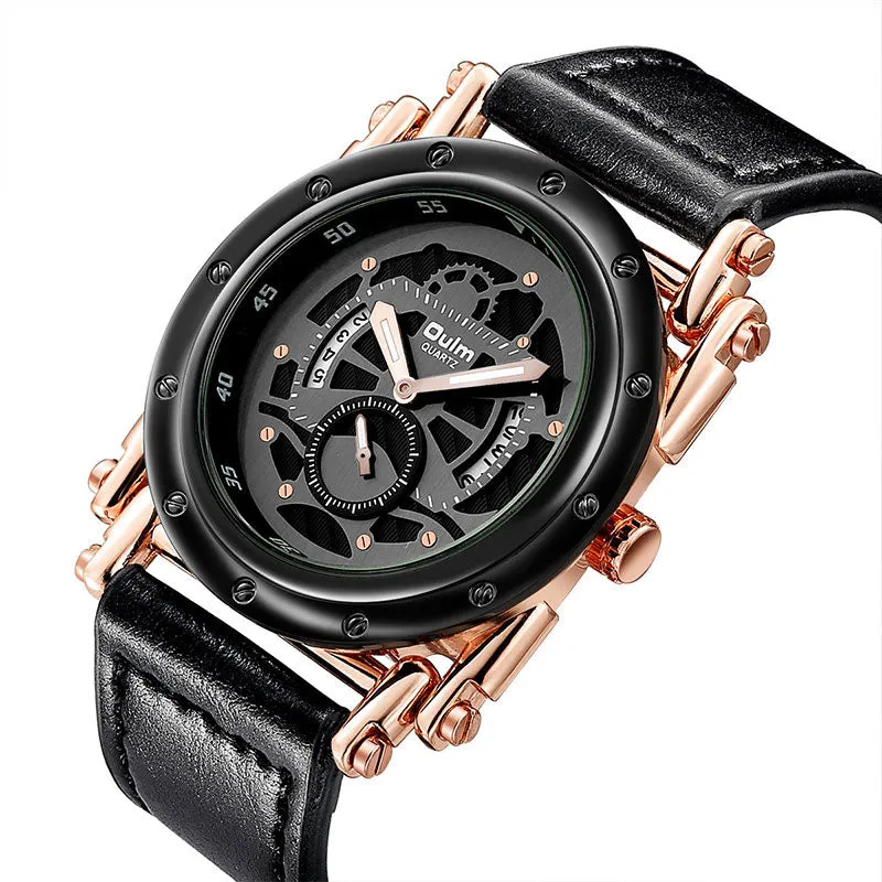 Calendar luminous belt watch fashion W22HP83399