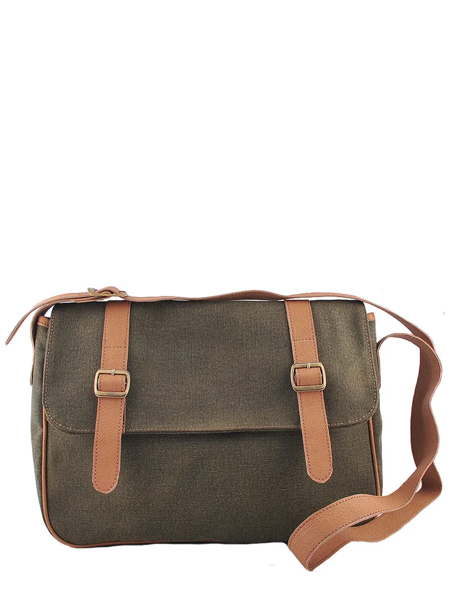 Canvas Messenger Bag