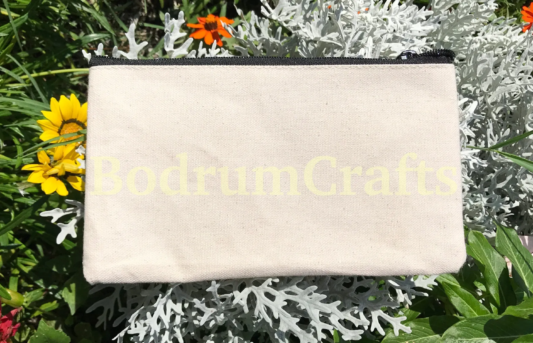 Canvas Zipper Pouch Bags, Multi-Purpose Travel Makeup Bag