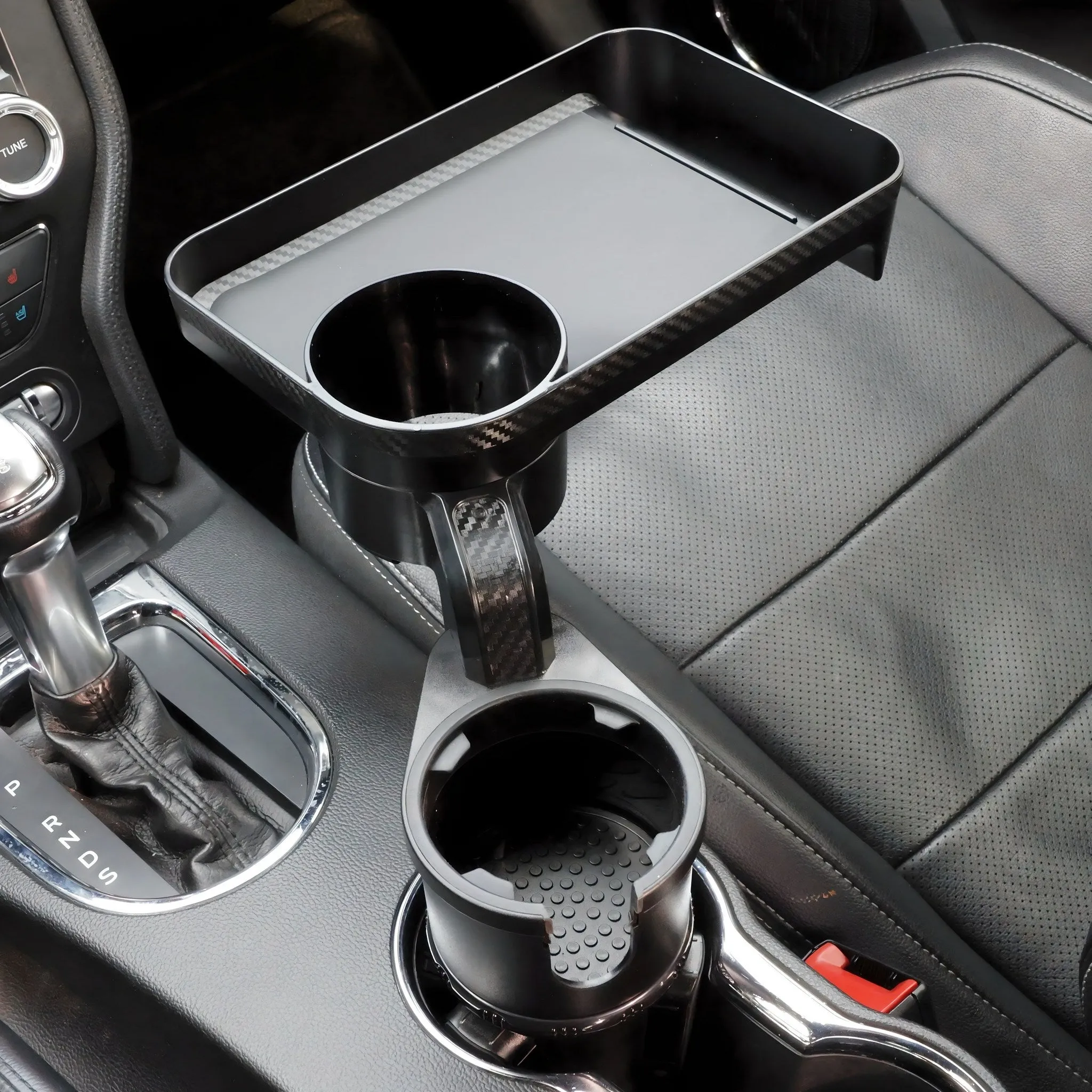 Car Multi Cup Holder, 2-Partition Shelf Tray - 1pc - Cup Holder - 🏆 #92 - Automotive Accessories - Best of December