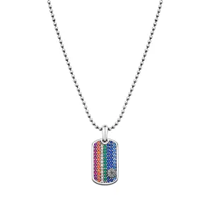 CHERRY BLOSSOM TAG NECKLACE