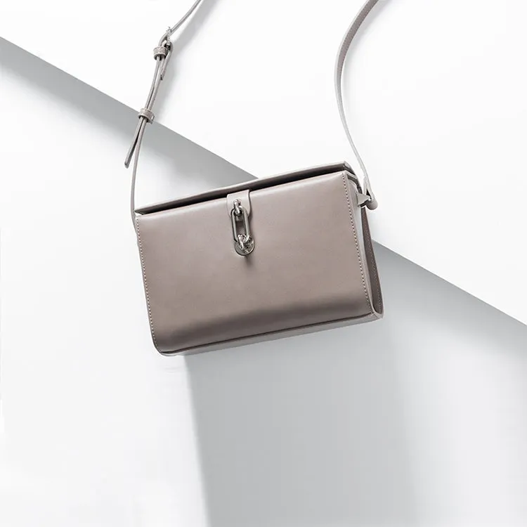Chic Black Leather Womens Crossbody Bags Purse Shoulder Bag for Women