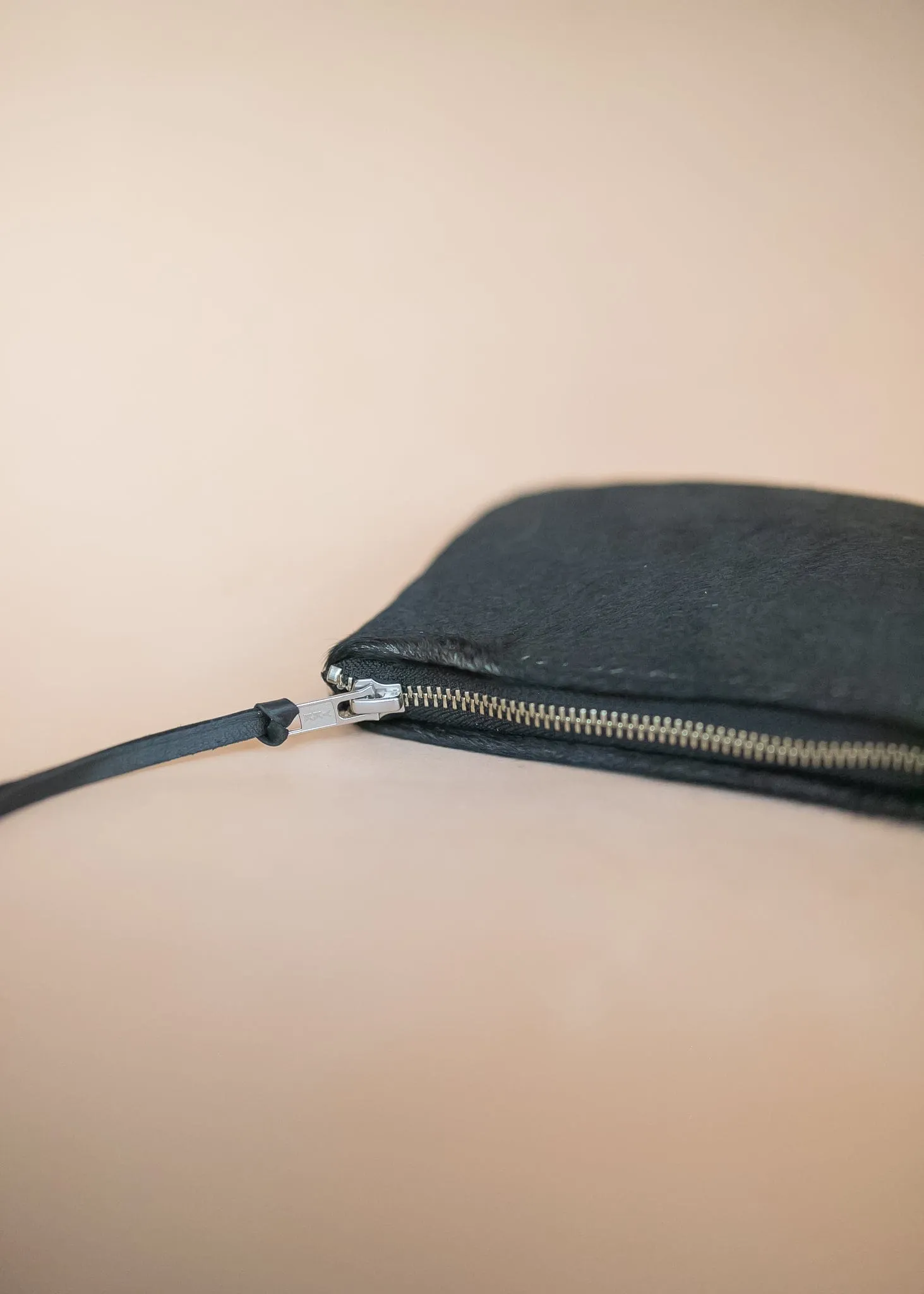 Clementine Clutch - Cow Hair on Hide
