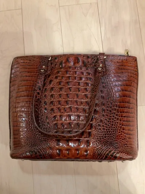 {{ClientCode}} BROWN BRAHMIN TOTE PURSE