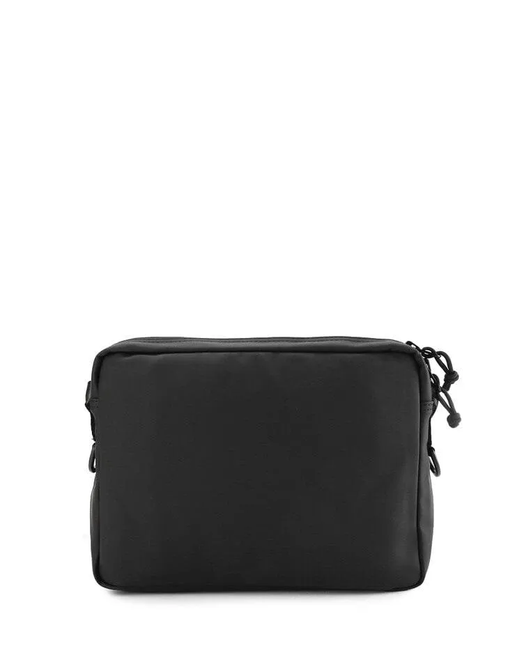 Coated Dry Track Crossbody Bag - Black