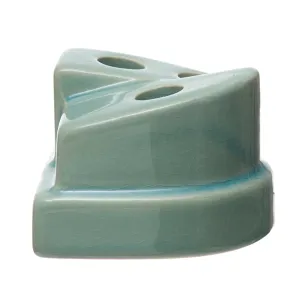Creative Co-op - Terracotta Taper Holder with Crackle Glaze