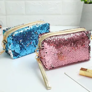 Cute Sequined Travel Makeup Bag (   more colors)
