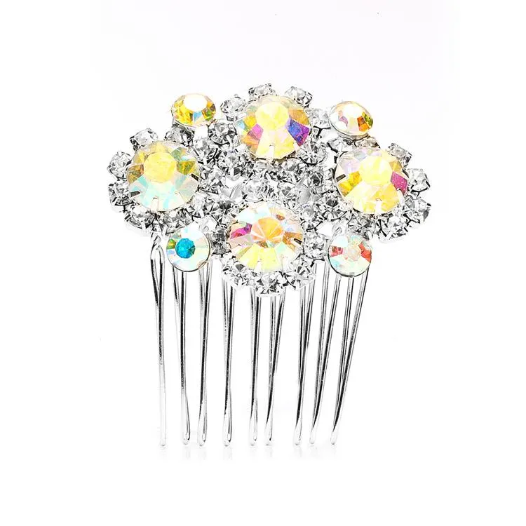 Dazzling AB Crystal Hair Comb