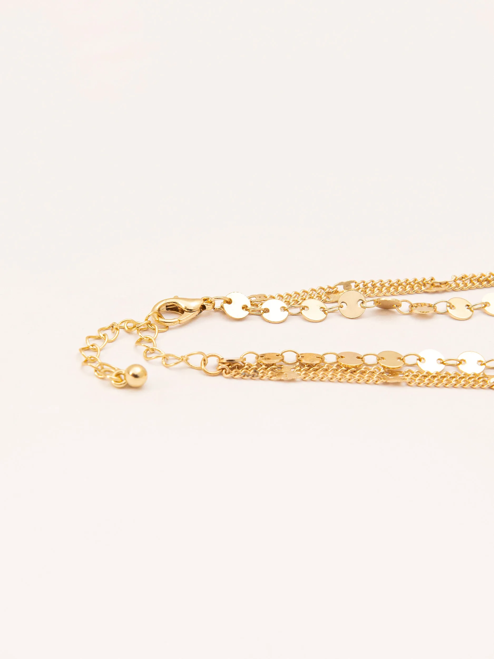Dazzling Coin Layered Necklace