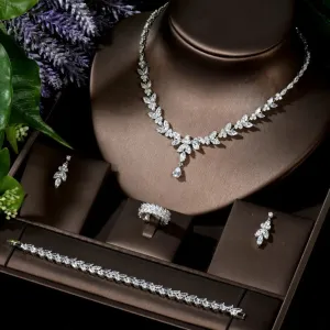Dazzling CZ Bridal Jewelry Set