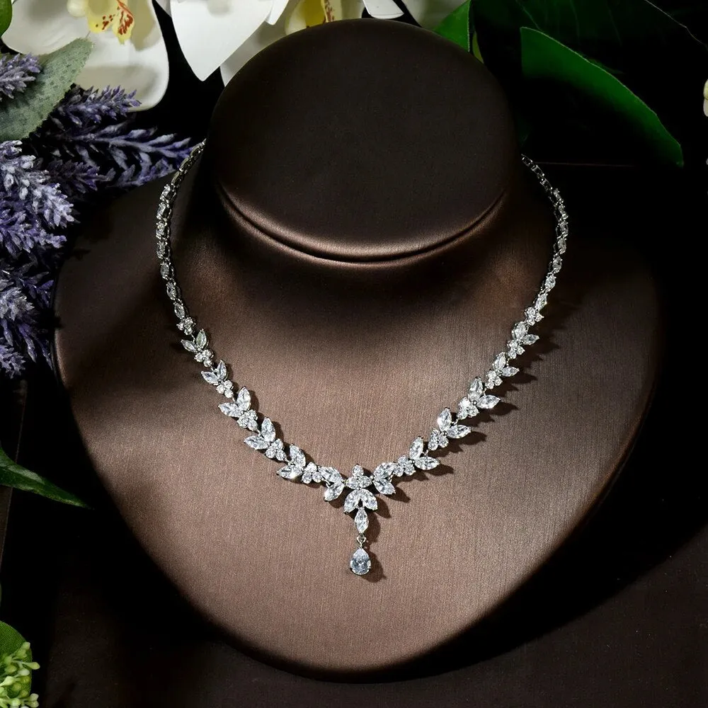 Dazzling CZ Bridal Jewelry Set