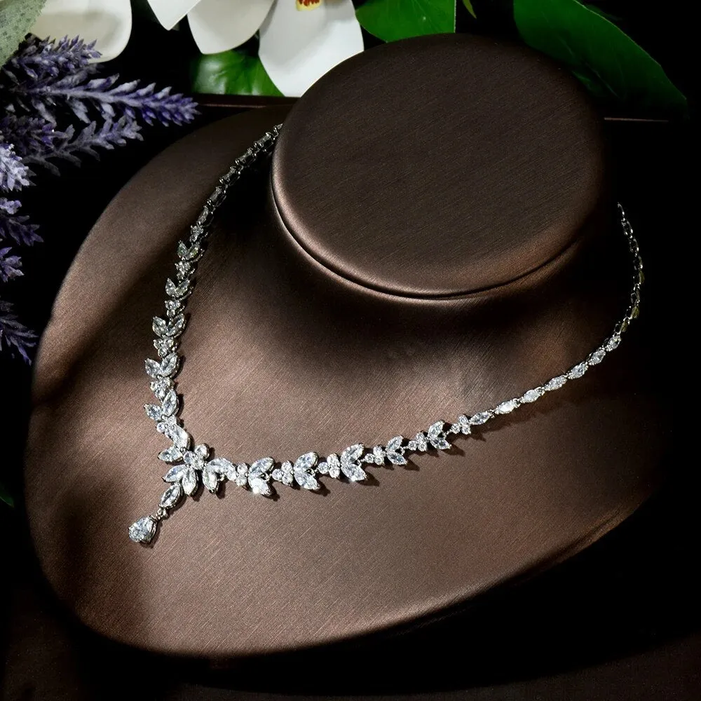 Dazzling CZ Bridal Jewelry Set