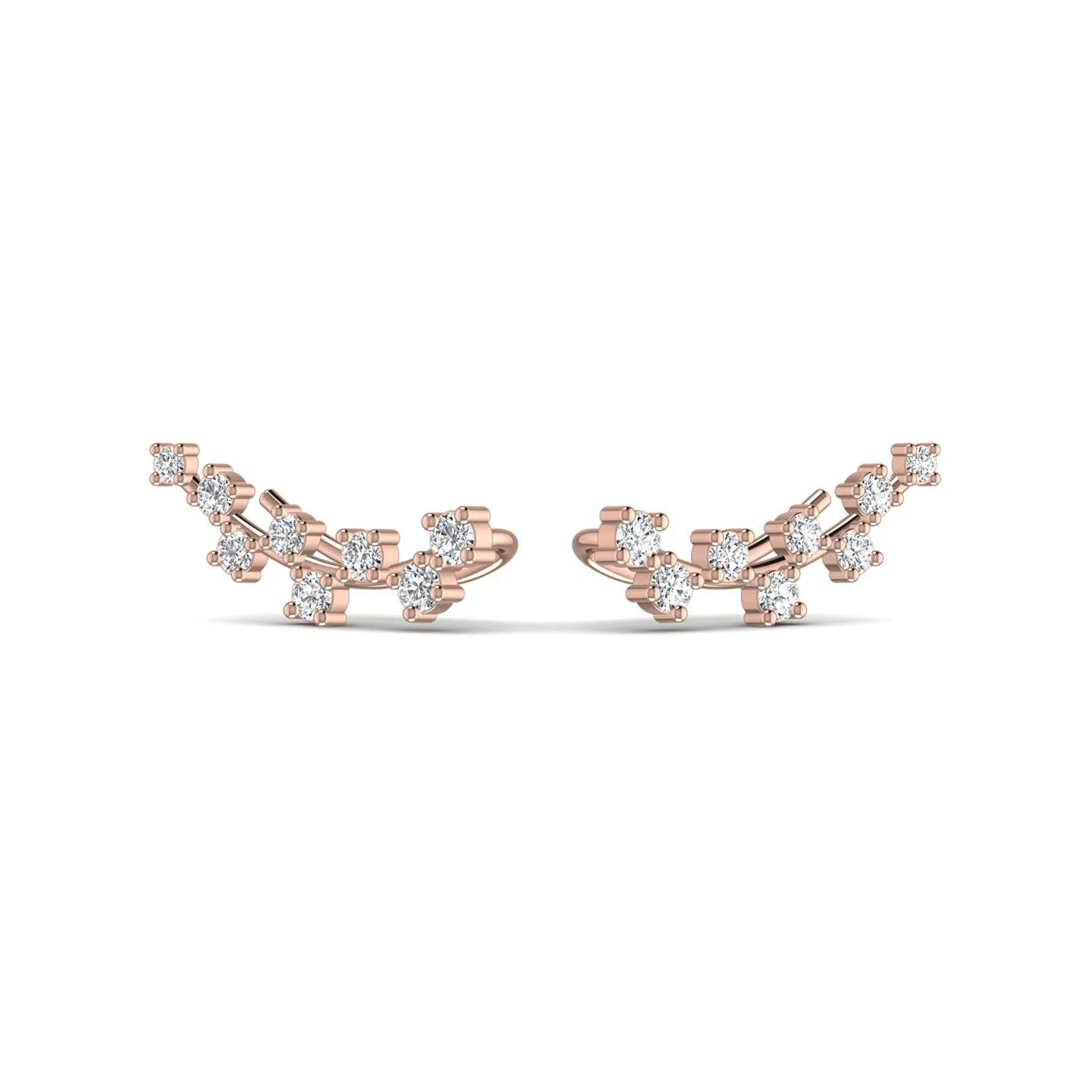 Dazzling Diamond Gold Stud Earring