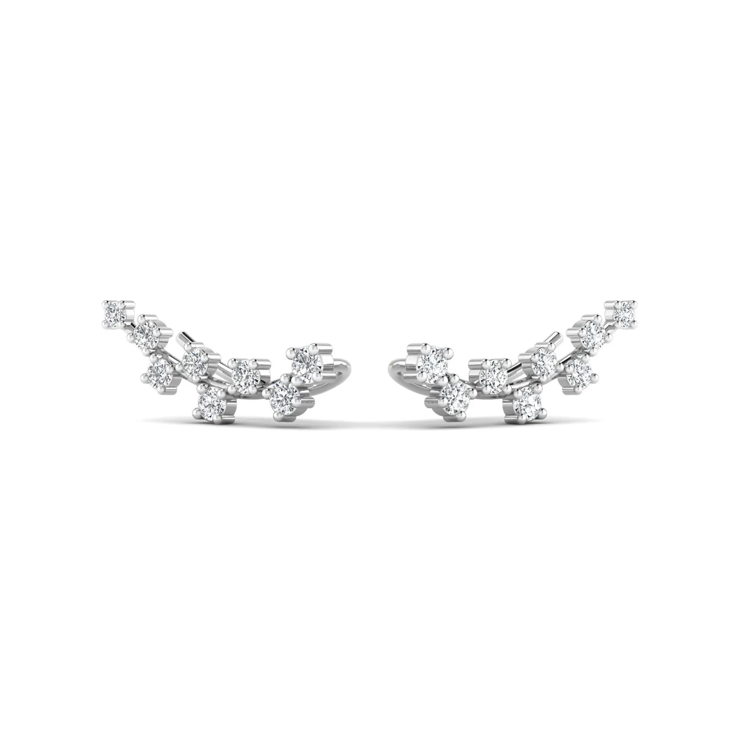 Dazzling Diamond Gold Stud Earring