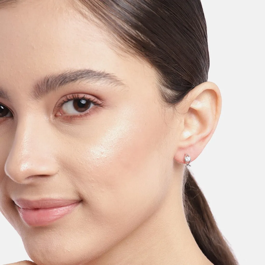 Dazzling Fish CZ 925 Sterling Silver Earrings
