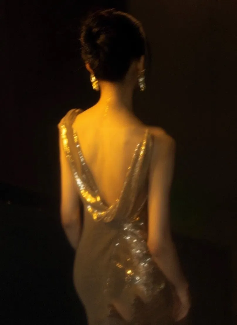 Dazzling gown (ready stock in XL)