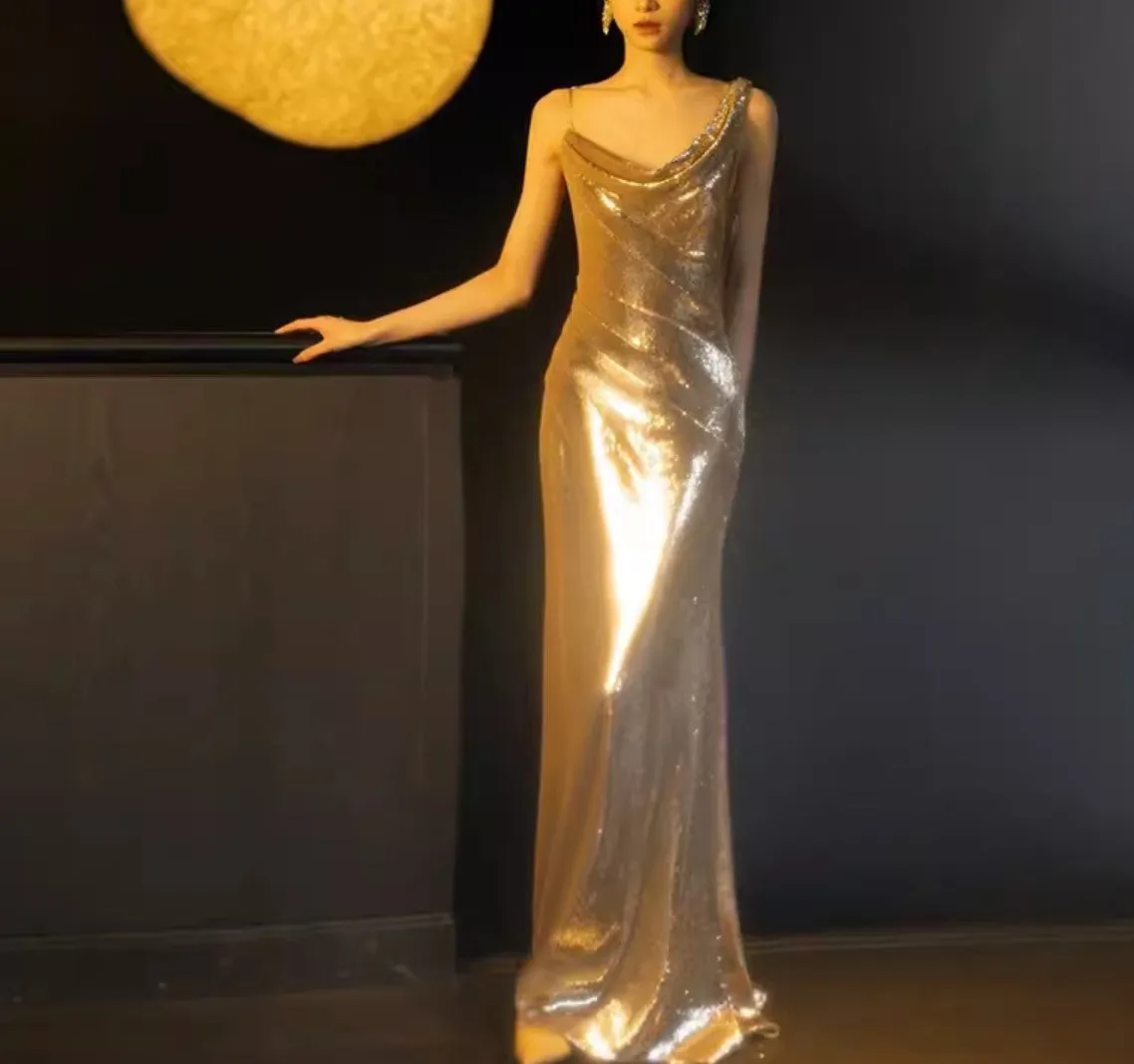 Dazzling gown (ready stock in XL)