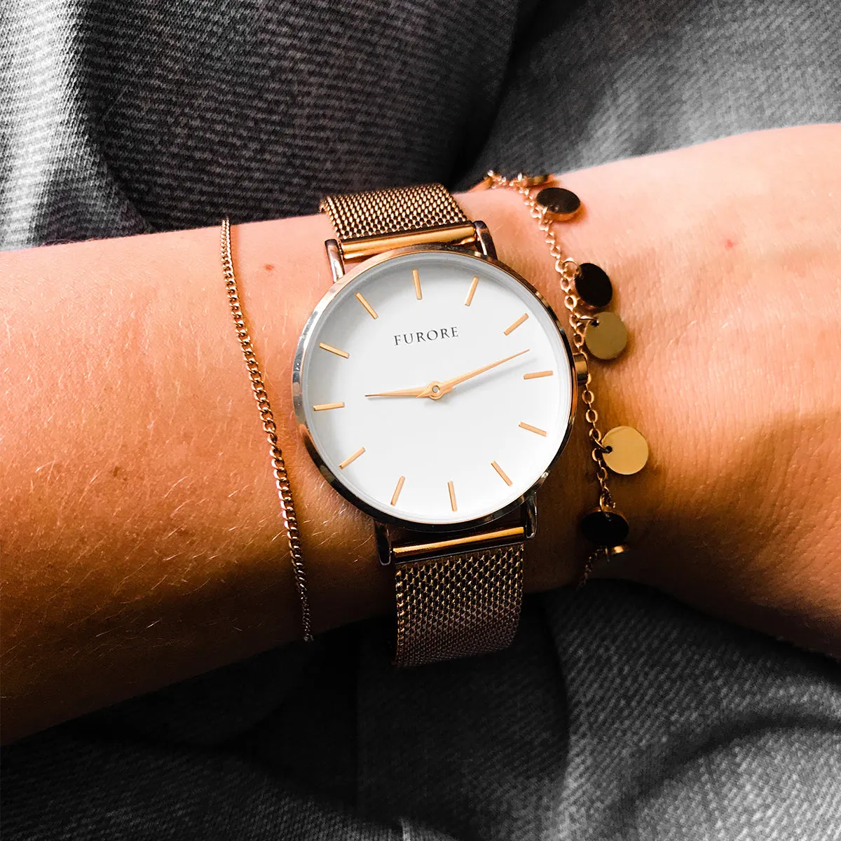 Dazzling Nature Watch Rosegold Colour