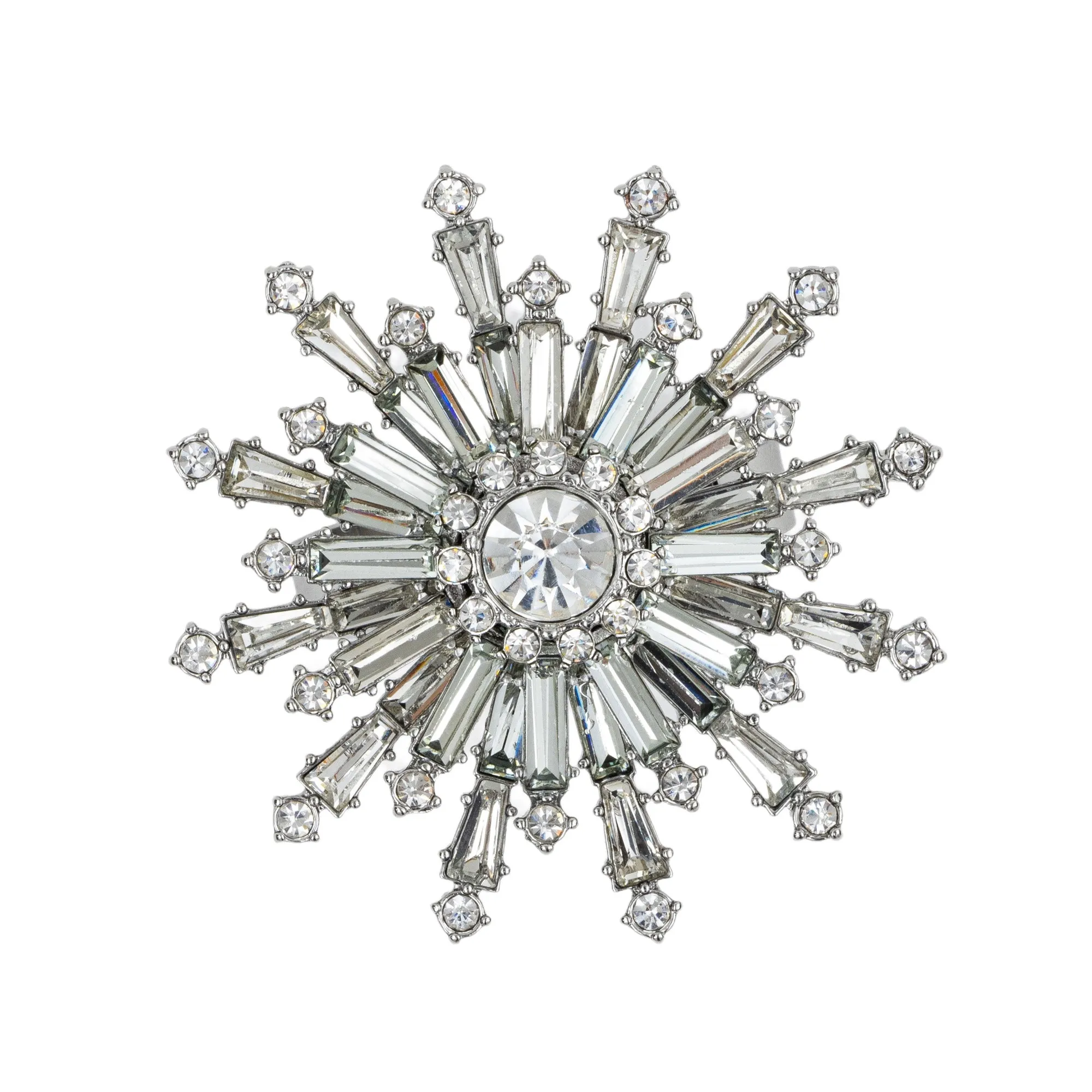 Dazzling Snowflake Napkins Rings, Set of Four