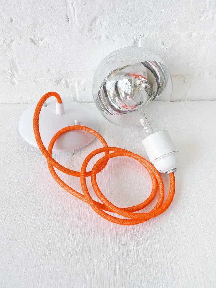 Design A Custom Hanging Light Lamp with Color Cord Pendant