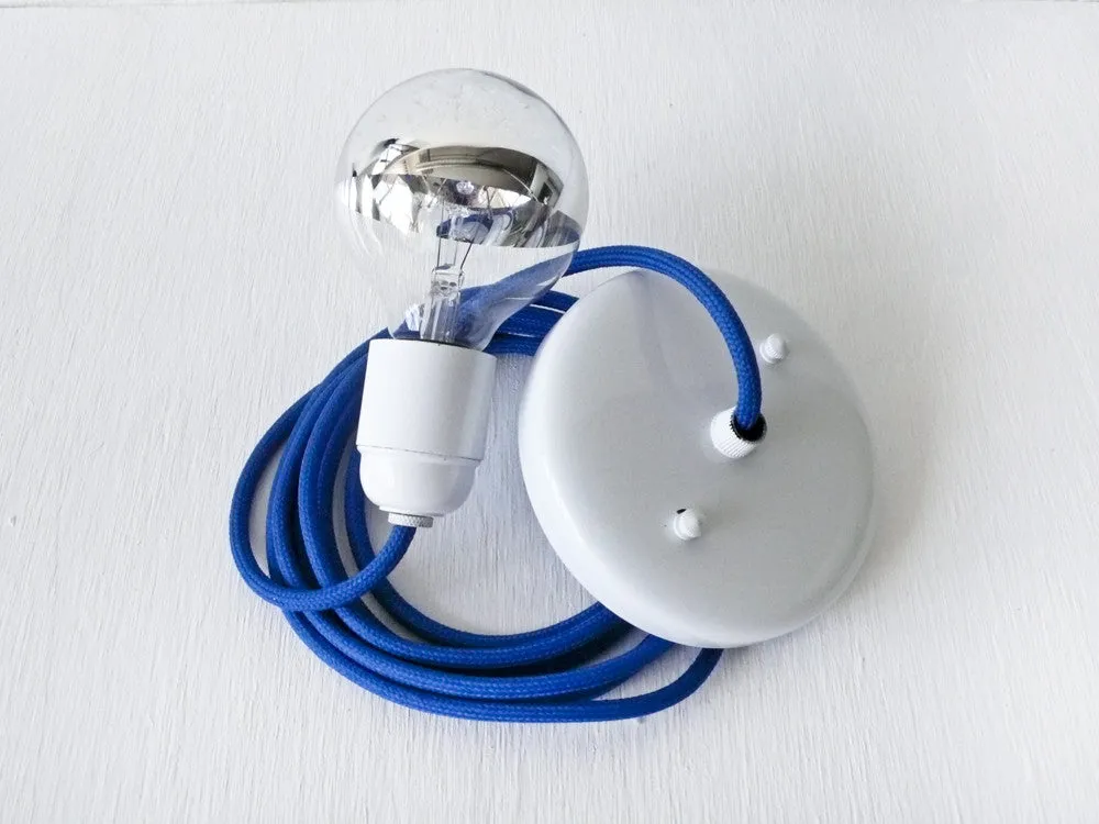 Design A Custom Hanging Light Lamp with Color Cord Pendant