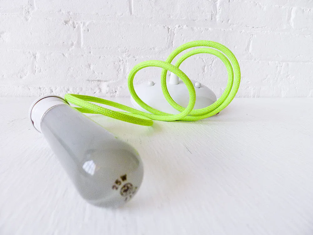 Design A Custom Hanging Light Lamp with Color Cord Pendant