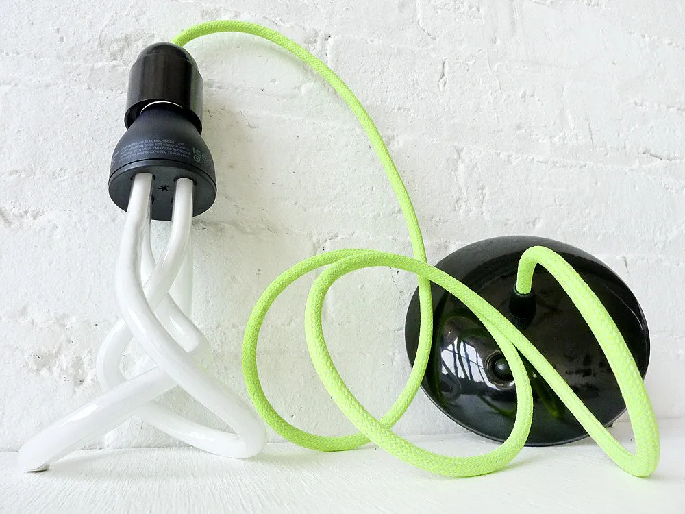 Design A Custom Hanging Light Lamp with Color Cord Pendant