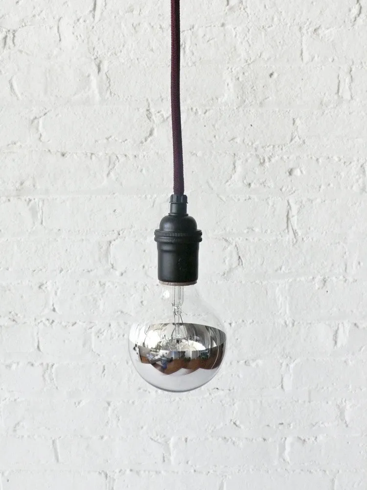 Design A Custom Hanging Light Lamp with Color Cord Pendant