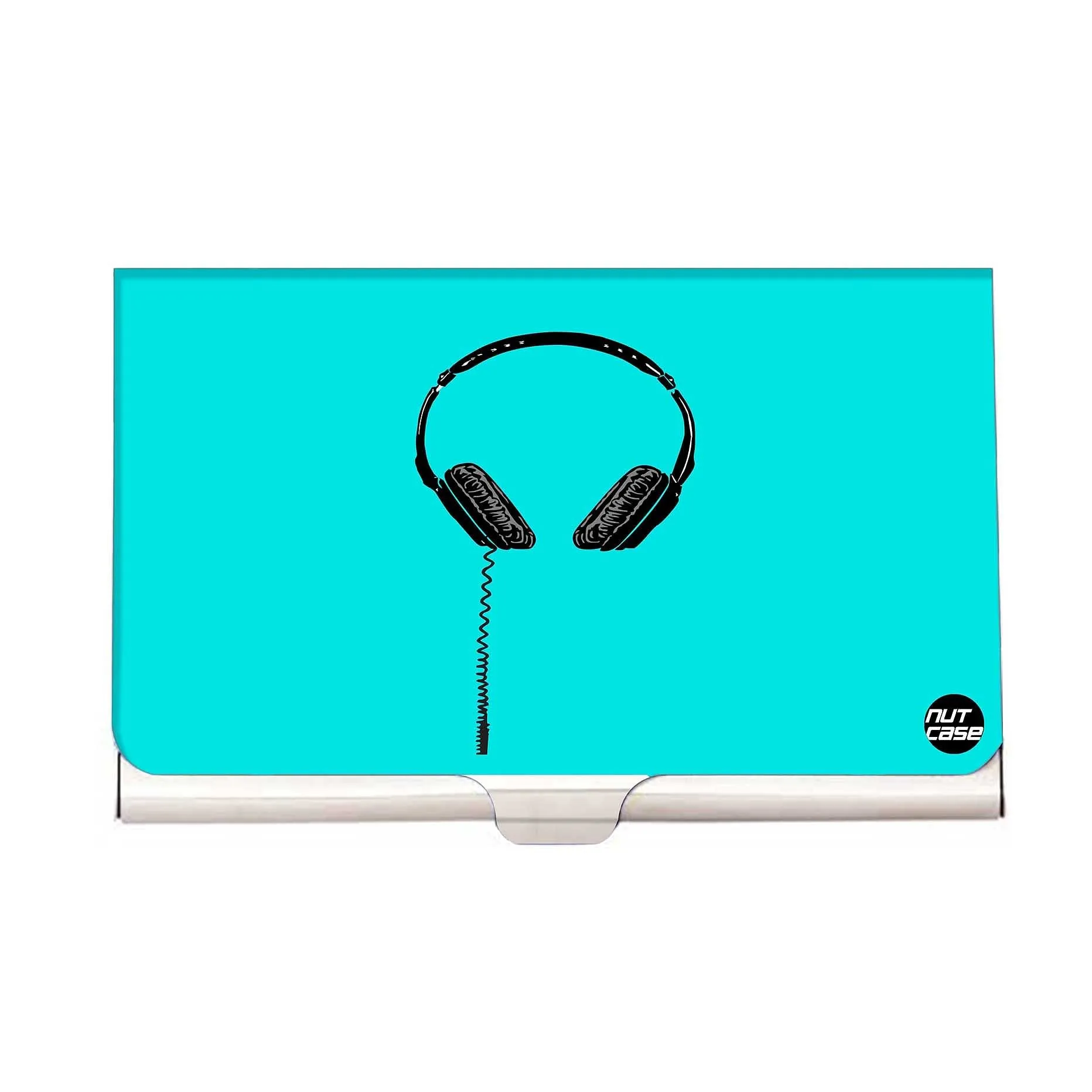 Designer Visiting Card Holder Nutcase - DJ Headphones