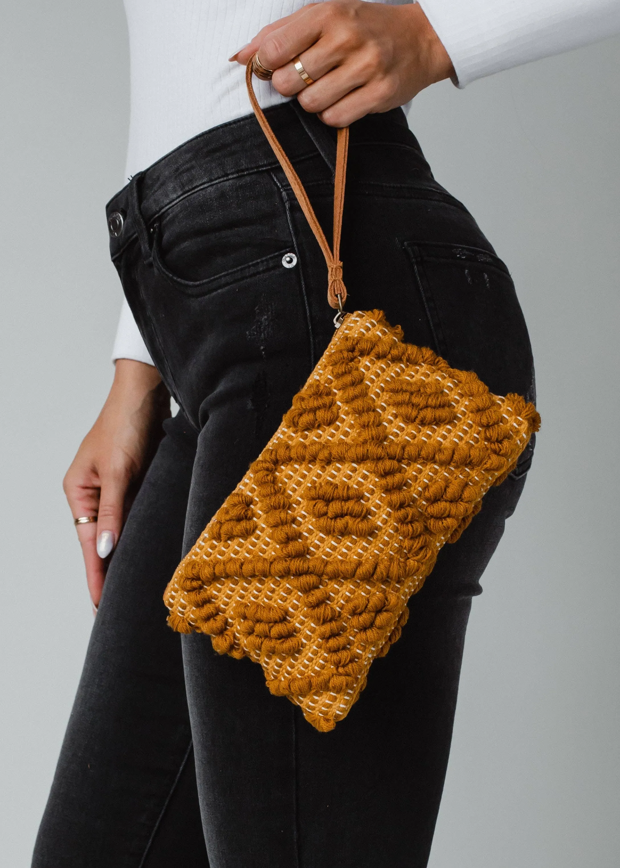 Diamond Pattern Wristlet