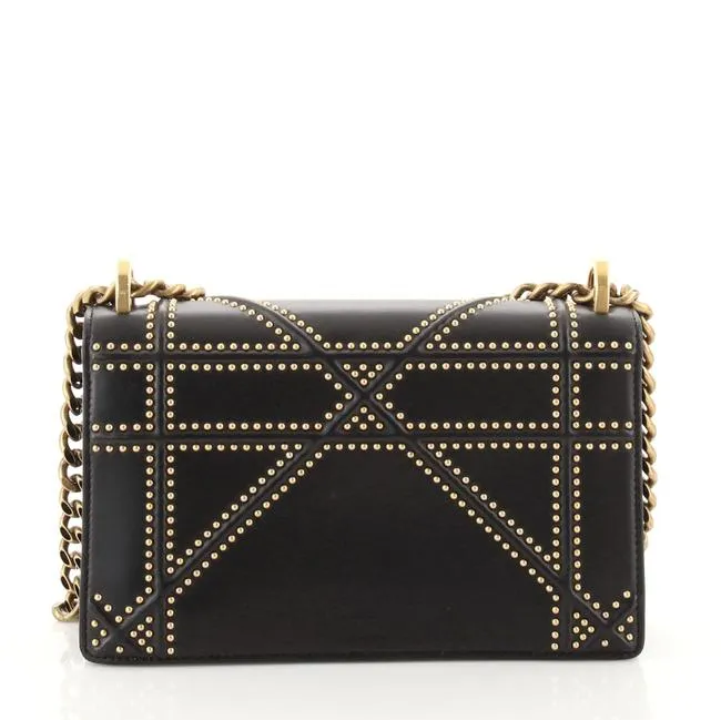 Dior Diorama Medium Studded Flap Bag