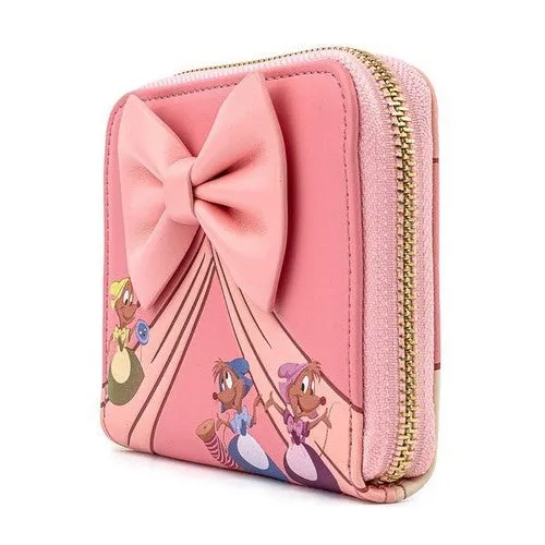 Disney 70th Anniversary : Cinderella - Bow Zip Around Wallet Loungefly