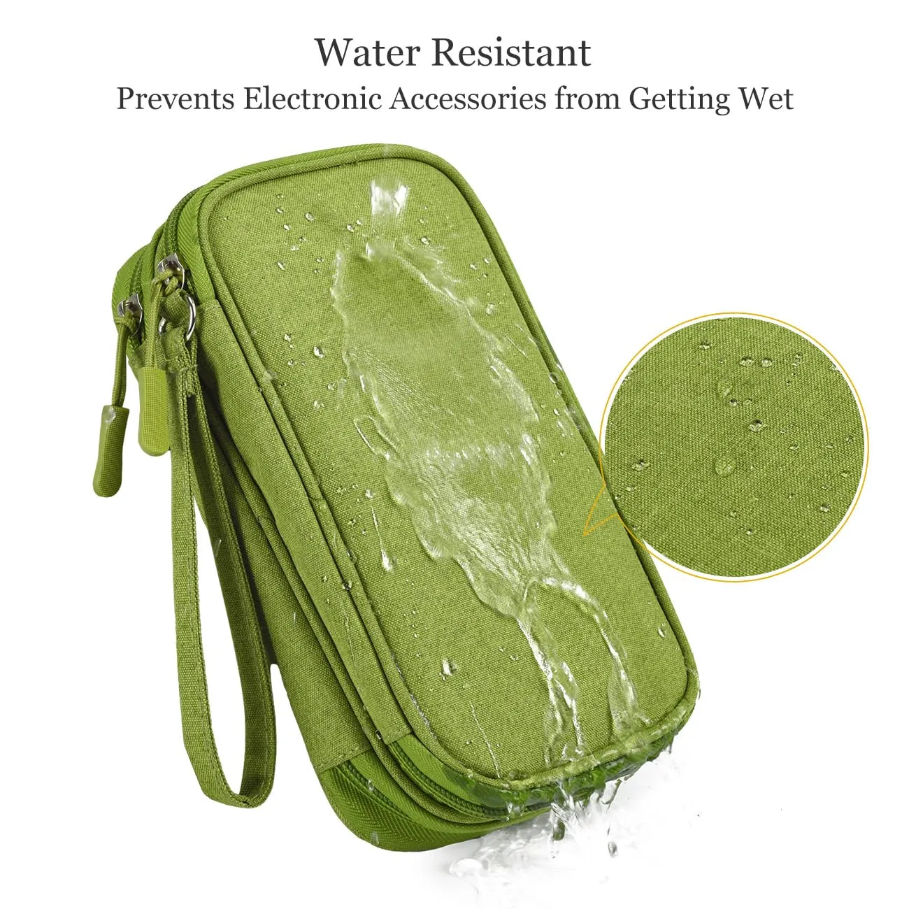 Electronic Organizer Travel USB Cable Accessories Bag/Case,Waterproof for Power Bank,Charging Cords,Chargers,Mouse ,Earphones Flash Drive