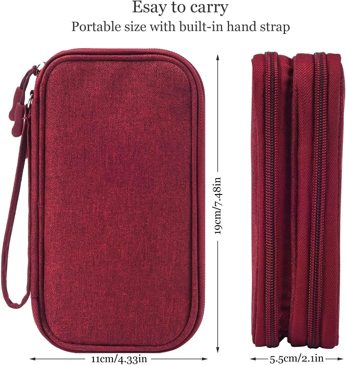 Electronic Organizer Travel USB Cable Accessories Bag/Case,Waterproof for Power Bank,Charging Cords,Chargers,Mouse ,Earphones Flash Drive