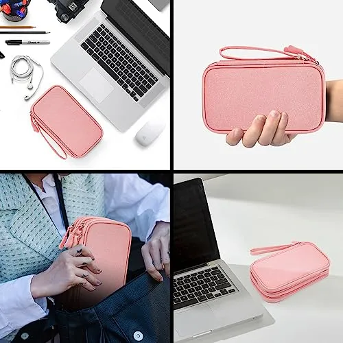 Electronic Organizer Travel USB Cable Accessories Bag/Case,Waterproof for Power Bank,Charging Cords,Chargers,Mouse ,Earphones Flash Drive