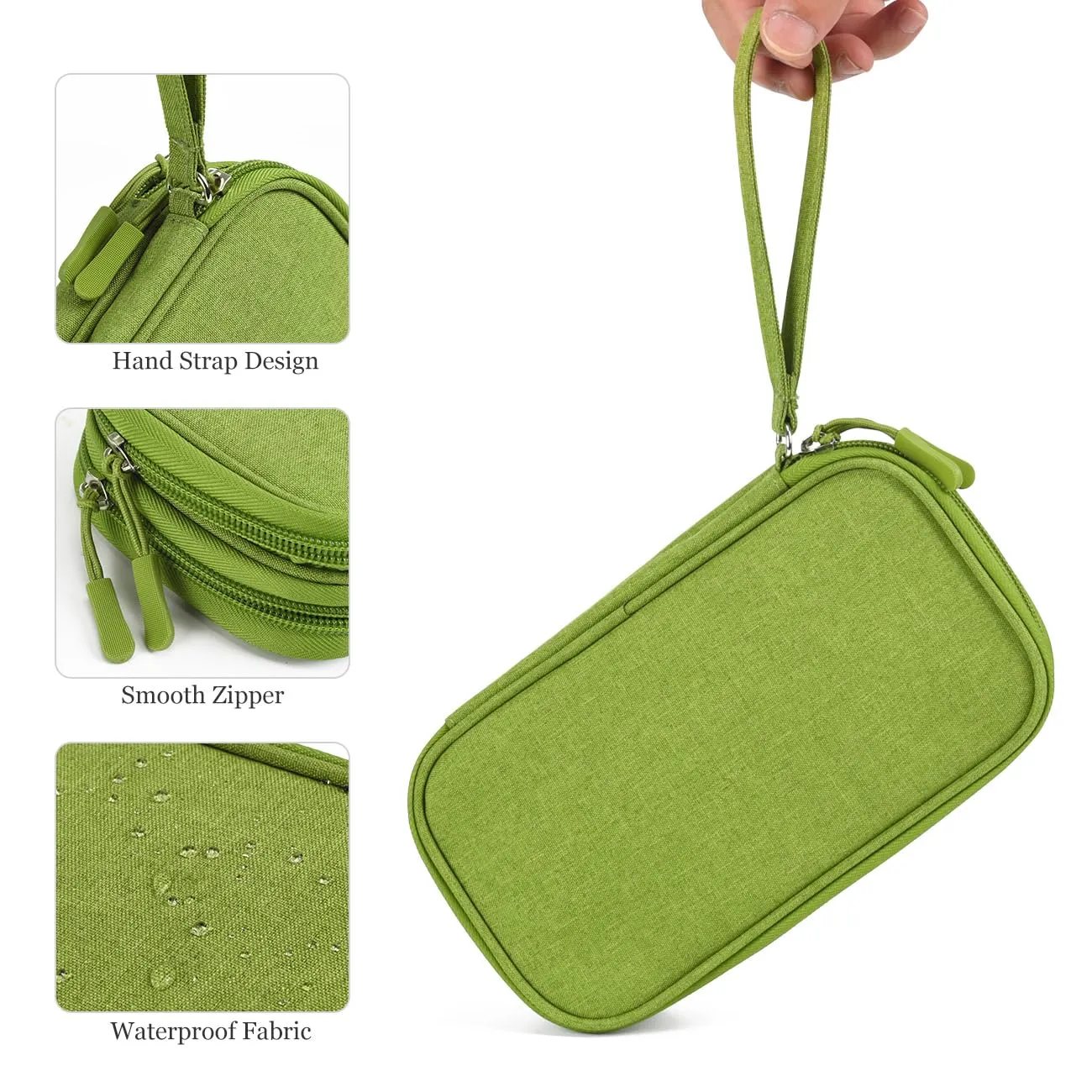 Electronic Organizer Travel USB Cable Accessories Bag/Case,Waterproof for Power Bank,Charging Cords,Chargers,Mouse ,Earphones Flash Drive