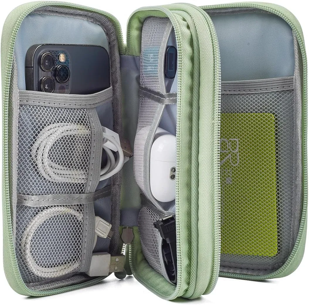 Electronic Organizer Travel USB Cable Accessories Bag/Case,Waterproof for Power Bank,Charging Cords,Chargers,Mouse ,Earphones Flash Drive