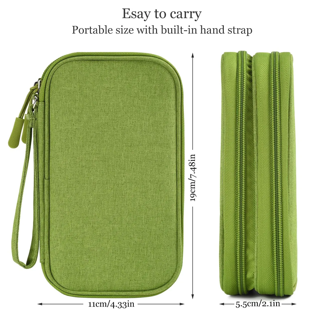 Electronic Organizer Travel USB Cable Accessories Bag/Case,Waterproof for Power Bank,Charging Cords,Chargers,Mouse ,Earphones Flash Drive