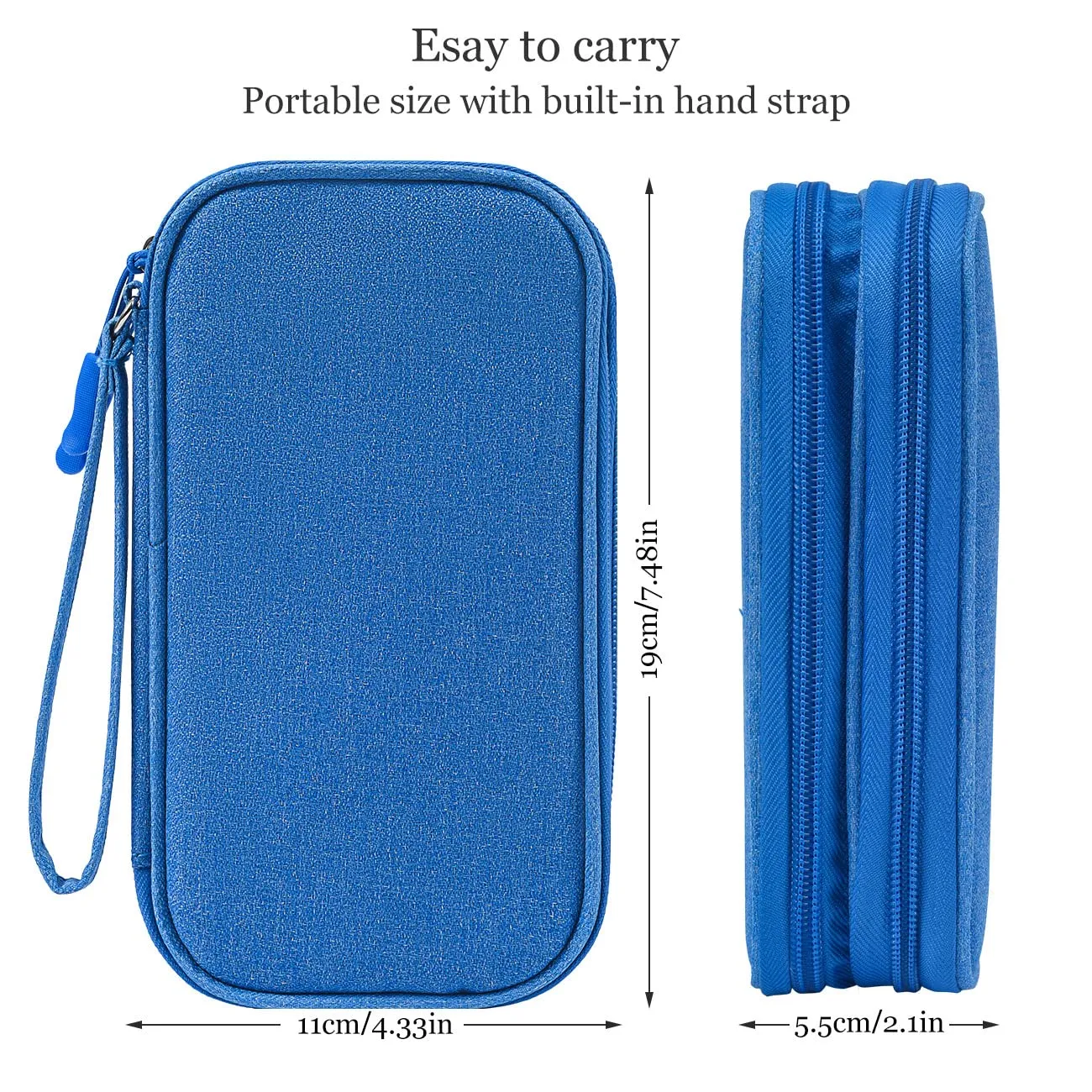 Electronic Organizer Travel USB Cable Accessories Bag/Case,Waterproof for Power Bank,Charging Cords,Chargers,Mouse ,Earphones Flash Drive