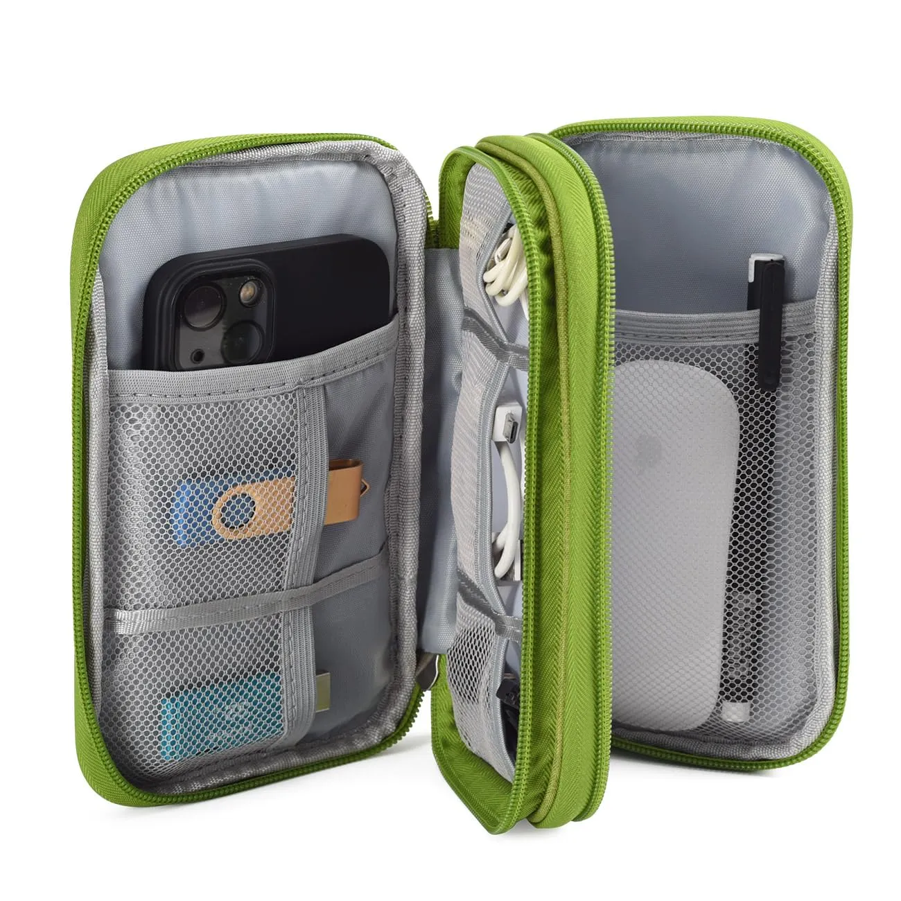 Electronic Organizer Travel USB Cable Accessories Bag/Case,Waterproof for Power Bank,Charging Cords,Chargers,Mouse ,Earphones Flash Drive