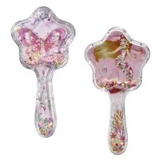 Enchanted Mermaid or Dazzling Butterfly Hair Brush
