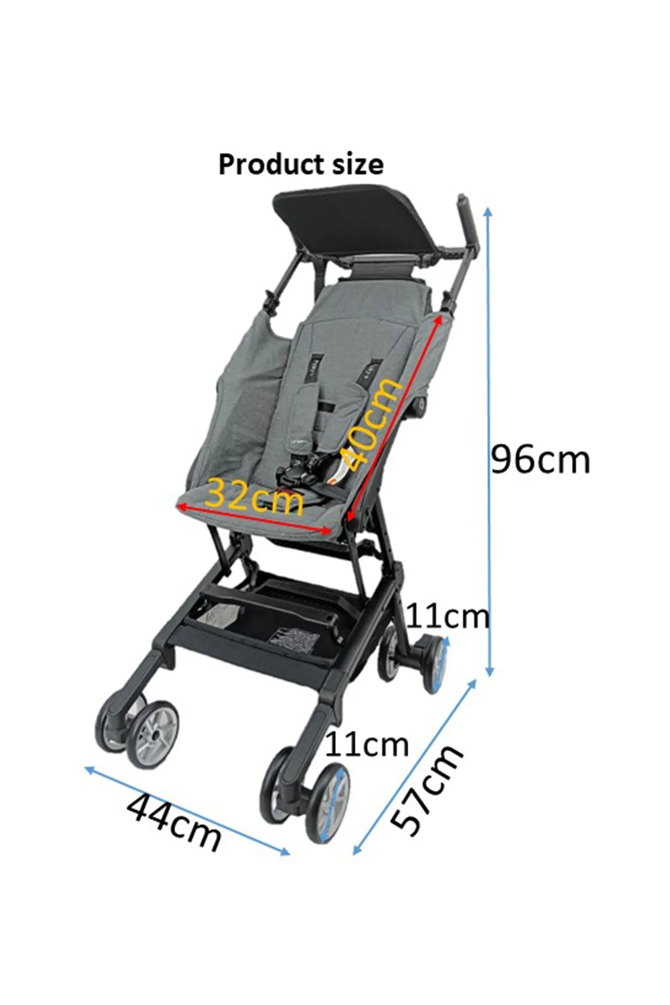 FAIRWORLD POKY   ULTRA COMPACT STROLLER