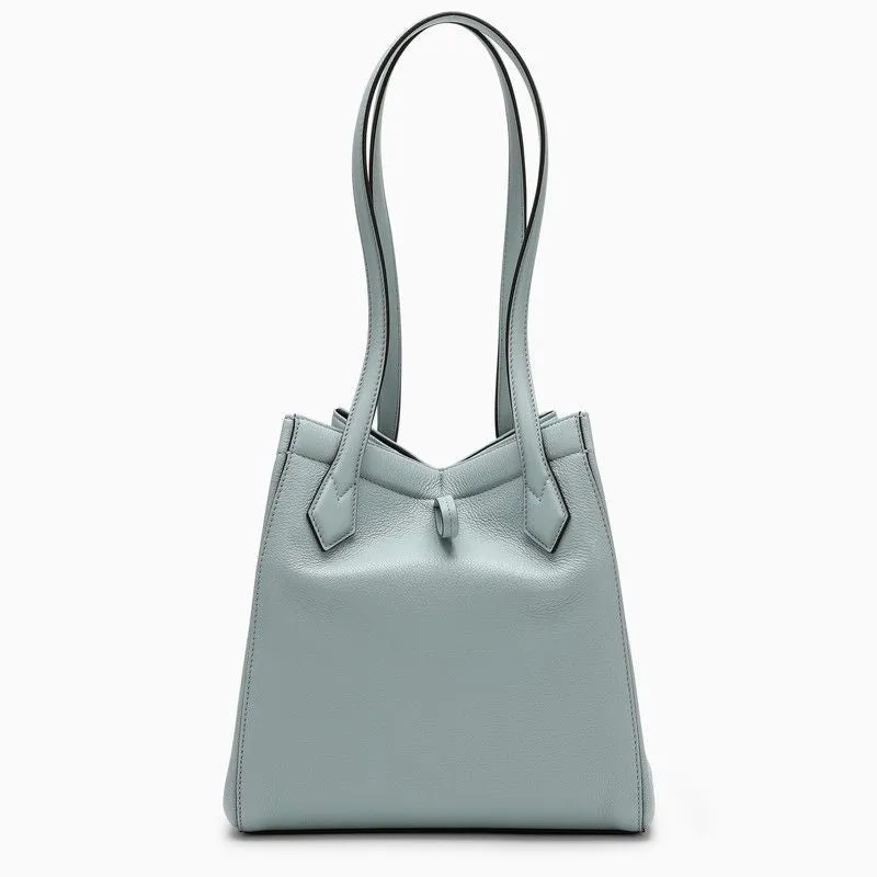 FENDI Medium Convertible Handbag with Top Handles and Logo Pendant