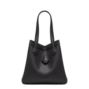 FENDI Medium Convertible Handbag with Top Handles and Logo Pendant