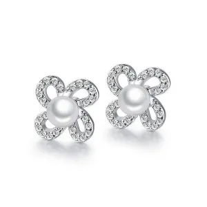 Flawless Pearl Stud Earrings