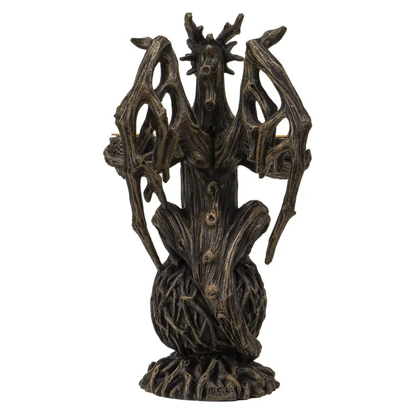 FOREST DRAGON CANDLEHOLDER C/12